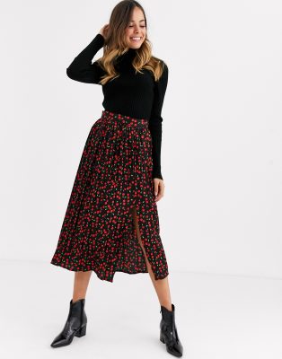 asos midi skirt xs