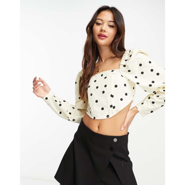 Polka store dot bustier