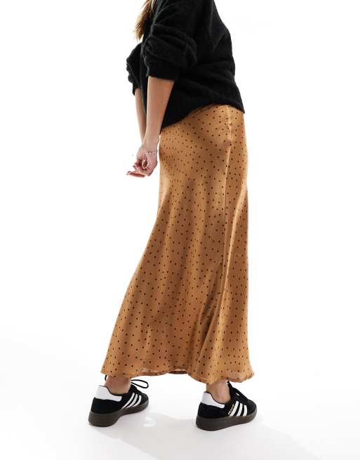 Gold skirt cotton clearance on