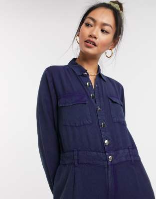 girls denim boiler suit