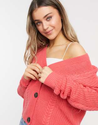 chunky knit cardigan girls