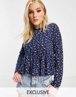 relaxed peplum top