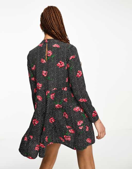 Robe zara rouge et noir outlet