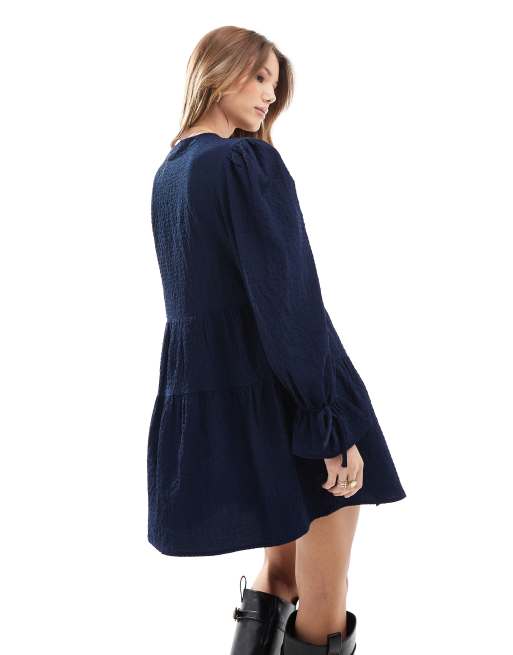Robe LMV 'Zazie' Taille 36 Marine - Manches Dénudées - Neuve Sans étiquettes - Lavable Machine