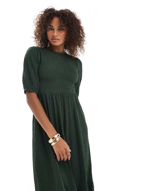 slim fit dress slacks Handmade Dark Green Linen Maxi Dress  Square Neck Bridesmaid