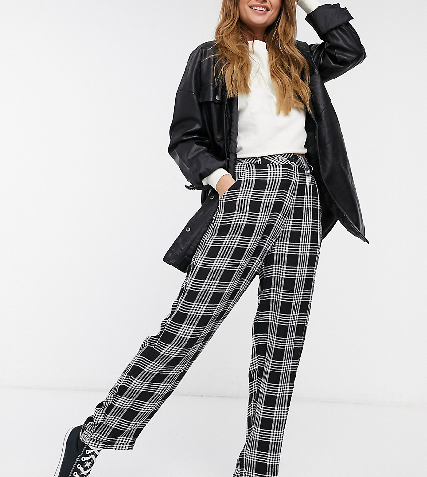 Wednesday's Girl tailored pants in vintage check-Green