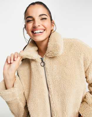 New look cheap girls teddy coat