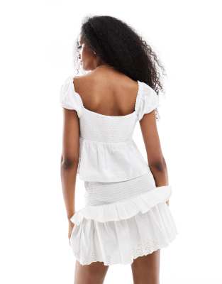 Wednesday's Girl Tiered Ruffle Mini Skirt