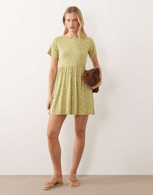 Wednesdays Girl - verde e bianco a pois, 2 di 4