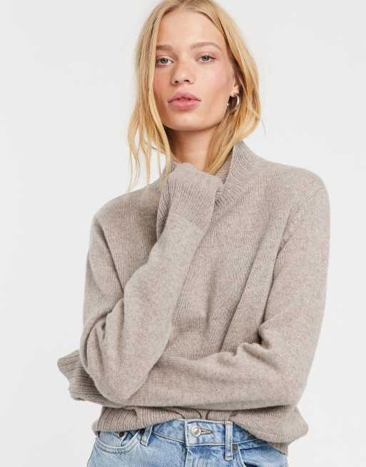 Asos mock neck sweater hotsell