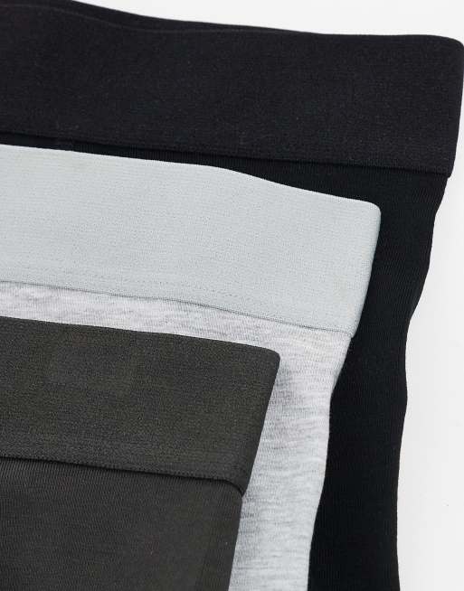 Weekday 3-pack boxer briefs in black and gray, 3 of 3