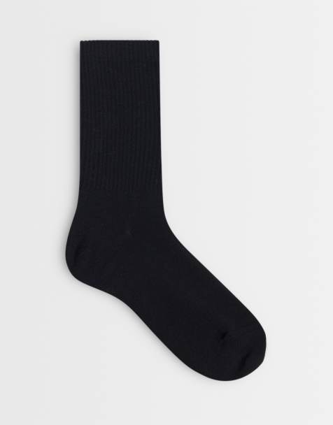 Weekday 3-pack sport style socks in blue gray & black - view 1