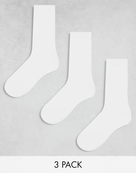 Weekday – 3er-Pack Sportsocken in Weiß - view 1