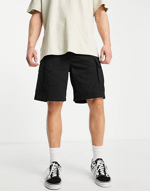 Weekday abdi cargo shorts in black