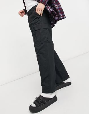 Weekday Abdi Wide Cargo Pants In Black