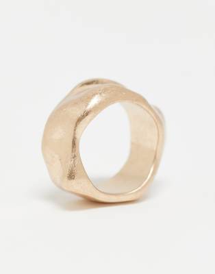 Weekday Abstract Chunky Ring In Gold