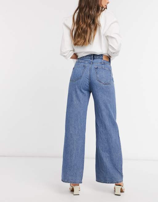 Weekday ace hot sale wide leg jeans