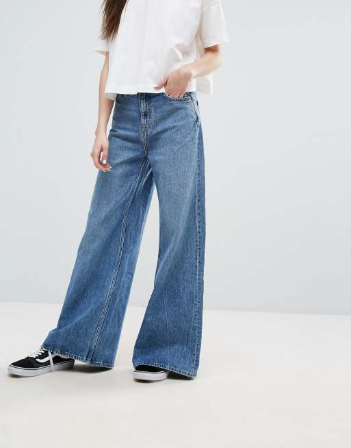 Weekday Ace HighWaist Wide Leg Jeans | ASOS