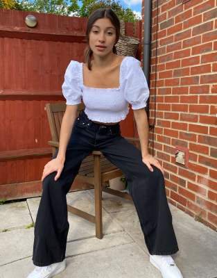weekday black jeans