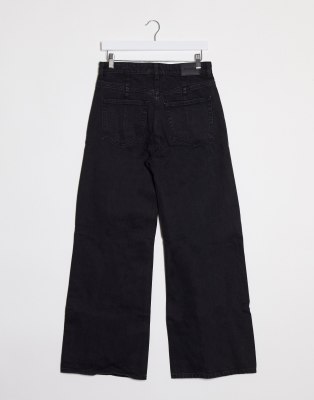 weekday ace tuned black jeans
