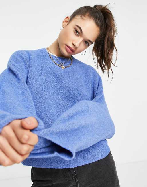 Weekday - Aggie - Maglione blu - MBLUE