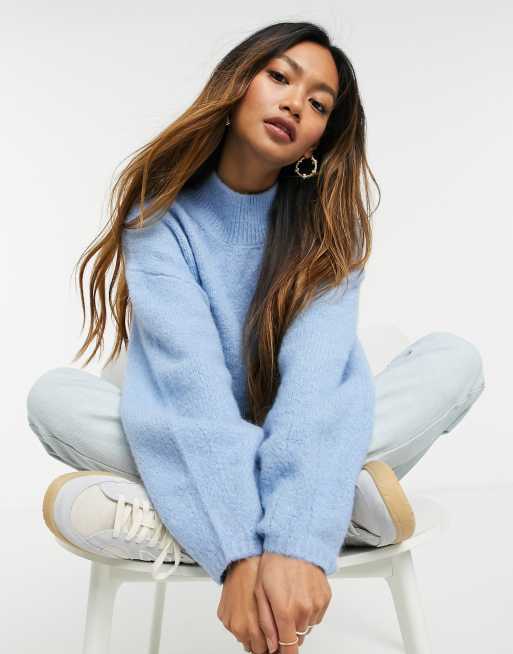 Blue clearance oversized jumper