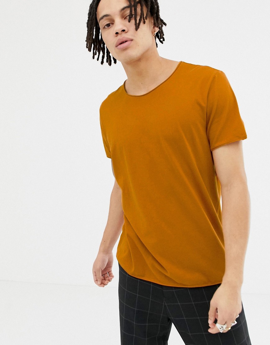 Weekday — Alan — Orange T-shirt