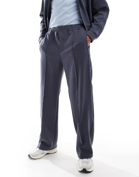 Weekday Alf co-ord structured track joggers in navy - view 1
