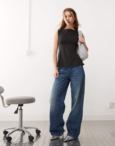 Weekday - Alicia - Sort peplumtop - view 1