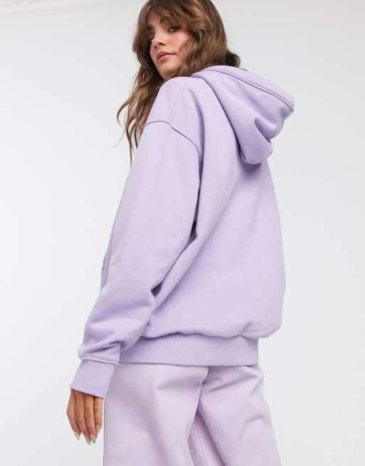 Weekday lila online hoodie