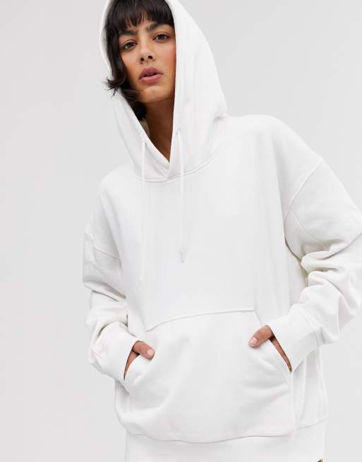 Weekday 2025 white hoodie