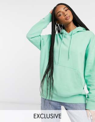 green cotton hoodie