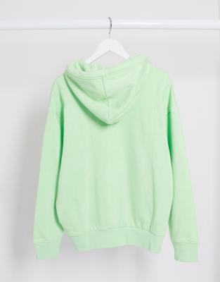 green cotton hoodie