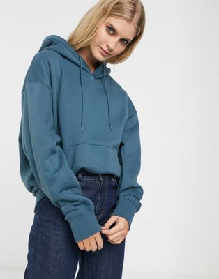 Weekday - Alisa - Oversized hoodie in blauwgrijs