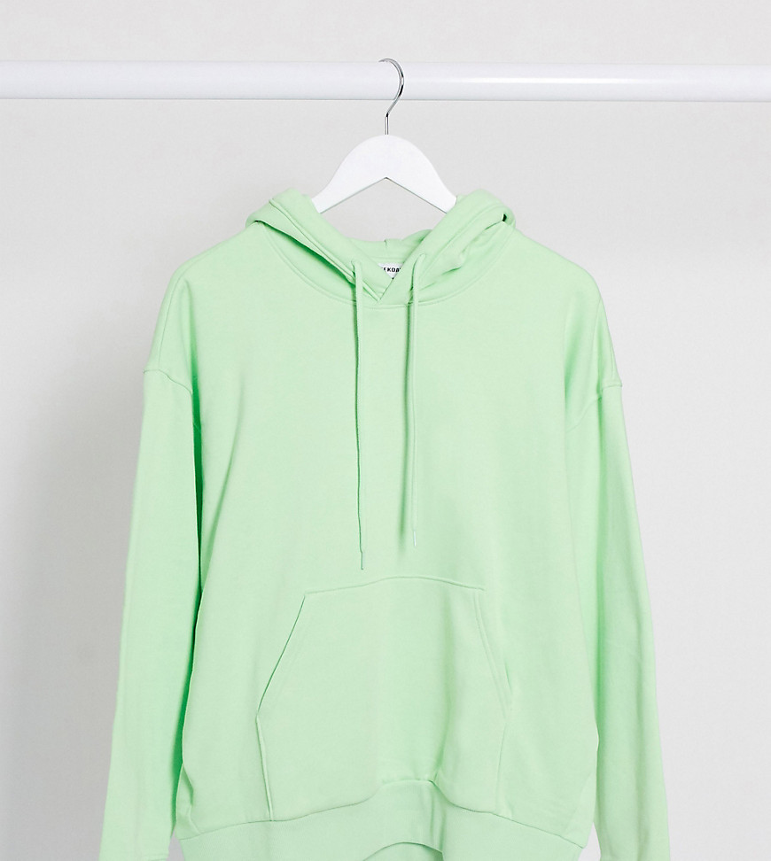 Weekday - Alisa - Oversized hoodie van biologisch katoen in lichtgroen