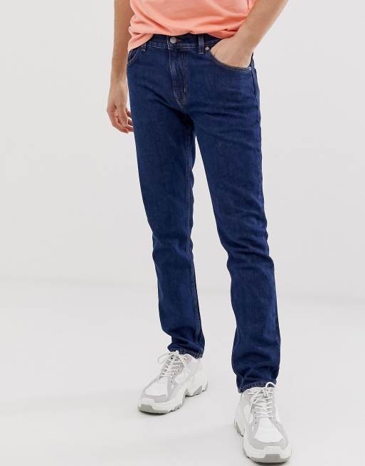 Weekday - Alley - Smalle jeans in donkerblauw