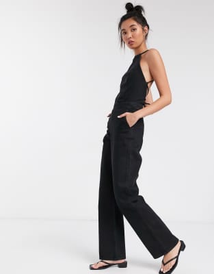 weekday black jumpsuit