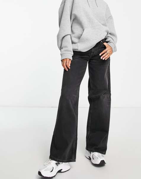 Weekday - Ample - Jeans ampi a vita bassa neri - view 1