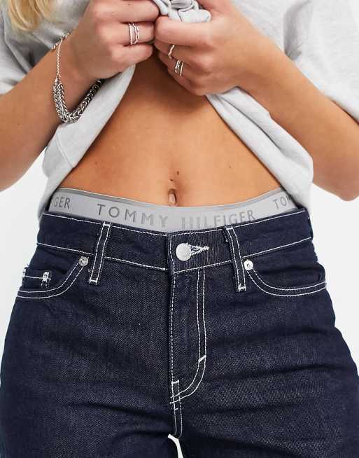 Weekday - Ample - Jeans dritti a vita bassa blu indaco, 3 di 4