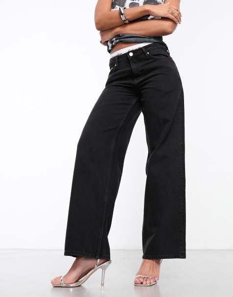 Guess Originals flare pants in black