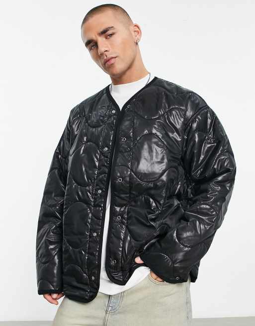 Weekday - Andreas - Giacca oversize nera foderata