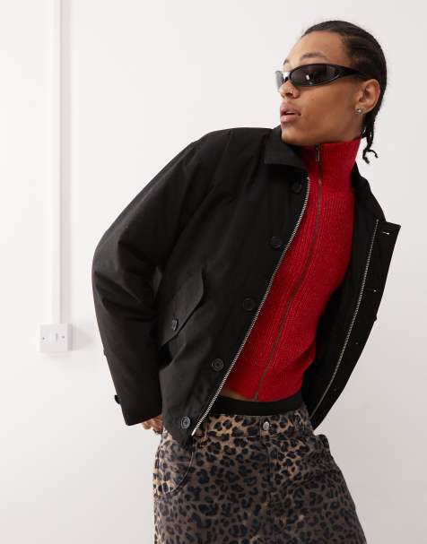 Weekday – Andy – Svart jacka i oversize - view 1