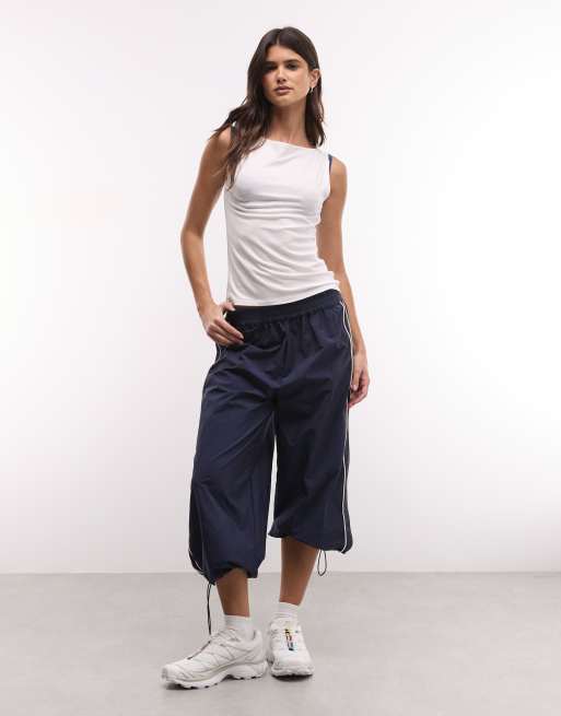 Weekday Annie super soft boat neck tank top in white, 3 of 4