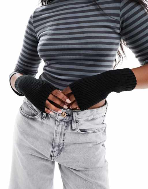 Weekday - Armwarmers in zwart