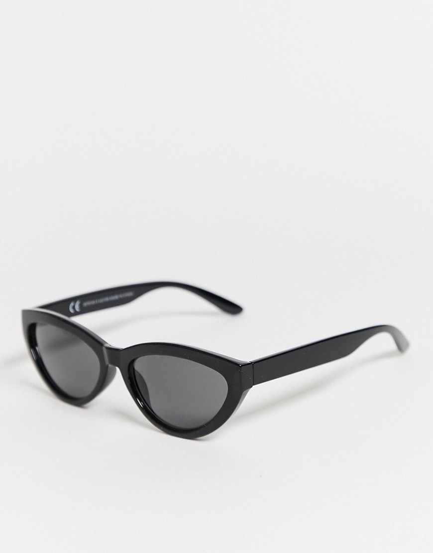 Weekday Arrival cateye sunglasses in black