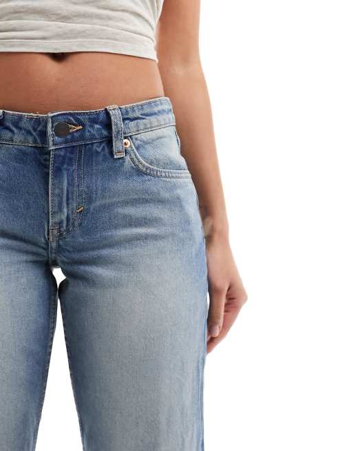 Weekday – Arrow – Jeans in Jackpot-Blau mit niedrigem Bund, regulärer Passform und geradem Schnitt, 5 von 5