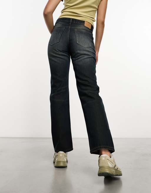 BOSS - MAINE3 Dark Blue Regular Fit Smart Jeans In Melange Stretch