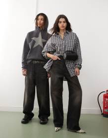 ASOS DESIGN muscle fit long sleeve rib t-shirt in white