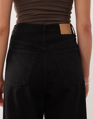 パンツ WEEKDAY Astro  baggy jeans black W30L32 astro loose baggy leg jeans - Tuned Black - Black | Weekday WW
