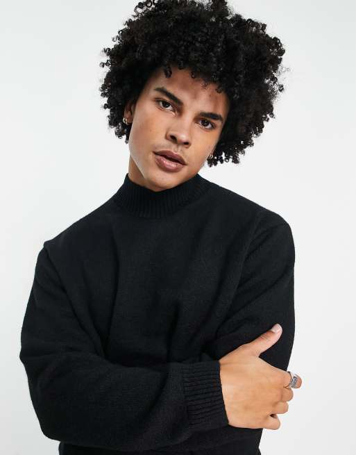 Asos mock neck sweater hotsell